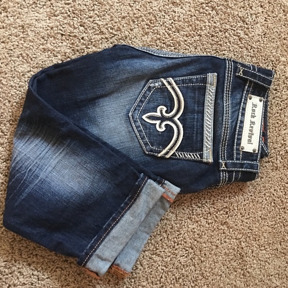 Rock Revival Alanis Capris Size 27