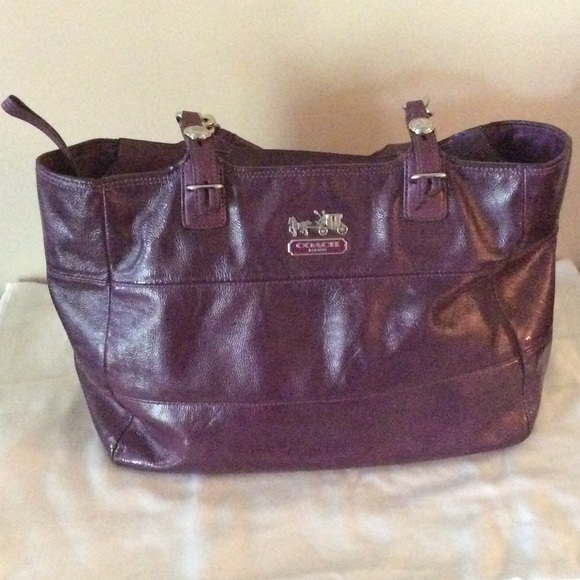 Coach Purple Shoulder Bag