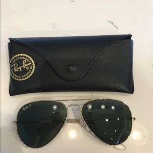 Ray Ban Aviators, polarized