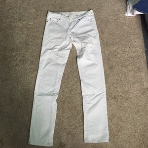 White AEO jeans