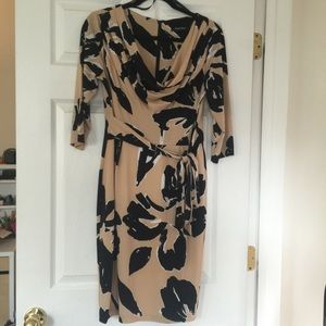 Ellen Tracy career dress floral print size 6