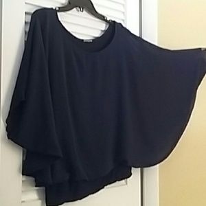Navy blouse