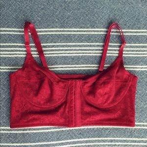 Free People Lace Underwire Crop Bra