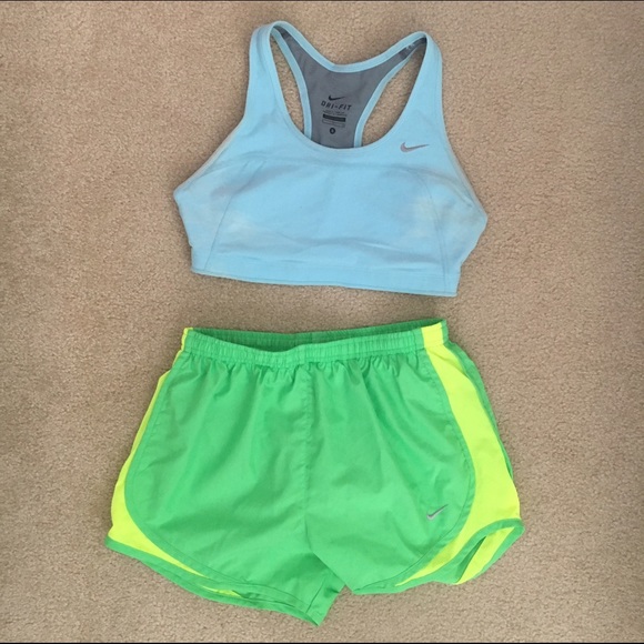 Nike Tempo Shorts & Sports Bra