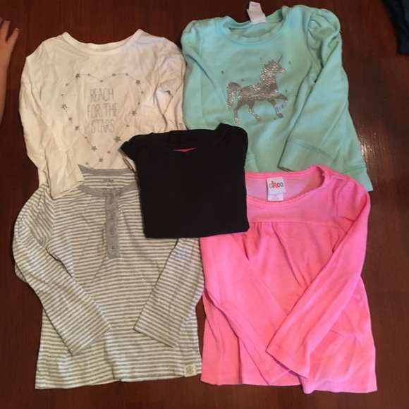 Bundle of Five Girls 3T shirts
