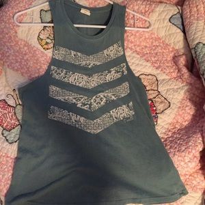 O'neil Teal Muscle Tank
