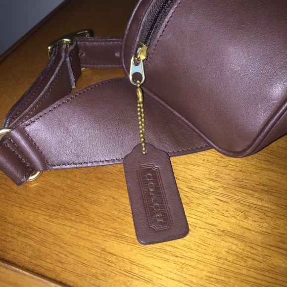 Vintage Coach Fanny Pack.  Brown Leather EUC