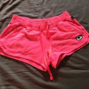 Converse all star zeon salmon pink cotton shorts