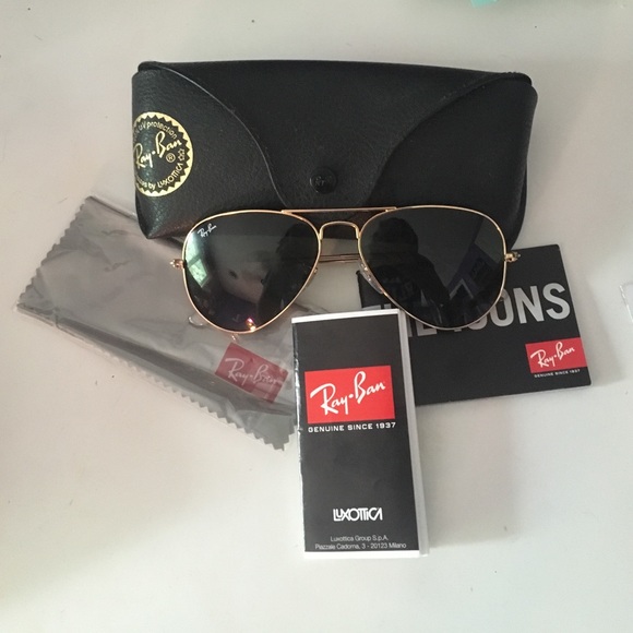 100% Authentic Ray-Ban Aviators