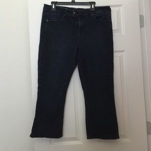Gap cropped bootcut jeans