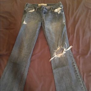 Destroyed Bootcut Jean