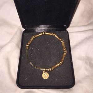 Gold Alex and Ani bracelet