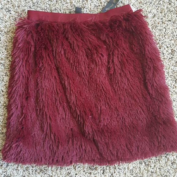 Faux Fur skirt
