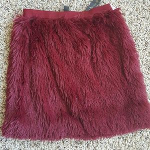 Faux Fur skirt