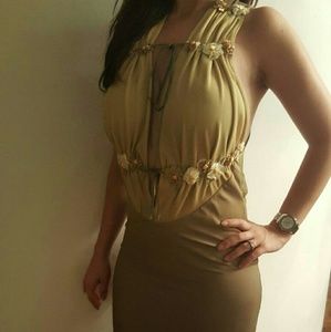 Green Sexy Low Back Dress Green Sexy Low Back Dress