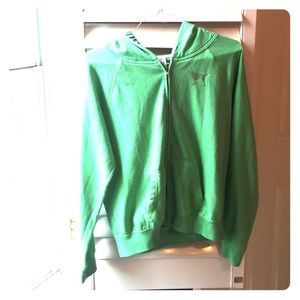 Vs pink green hoodie