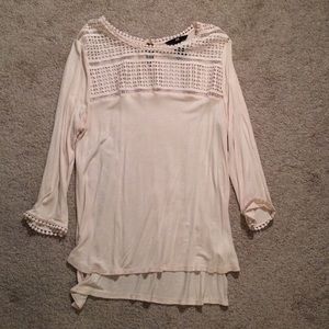 Pink 3/4 sleeve H&M blouse