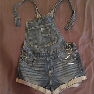 Overall Shorts
