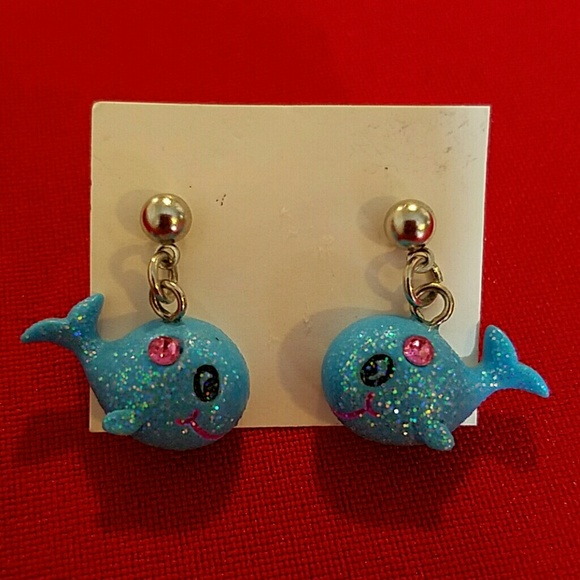 Adorable Whale Earrings