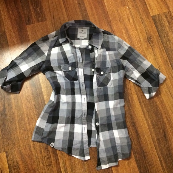 Slim fit flannel