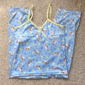 👭HOST PICK👭Cow jumped over the moon pajamas