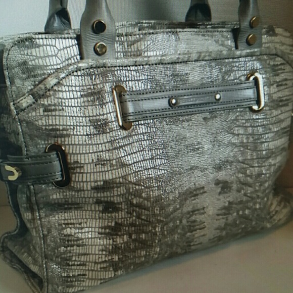 Rebecca Minkoff Lizard Embossed Satchel Bag