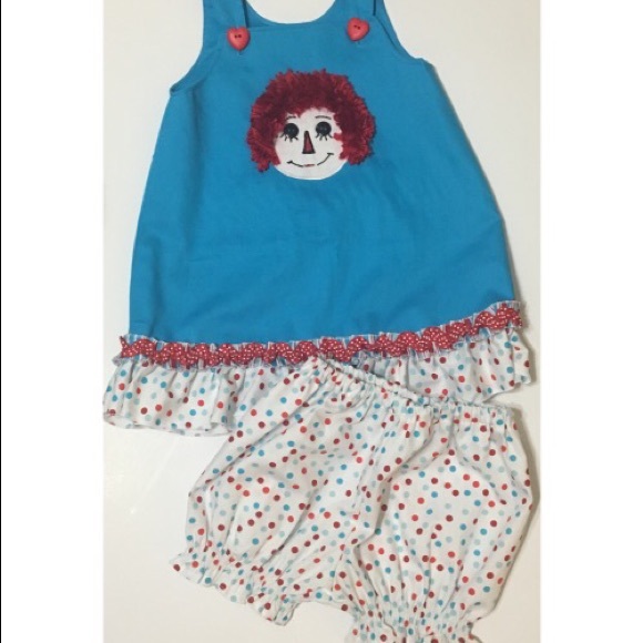 Custom Boutique NWT Rag Doll Set Size 12/18mo