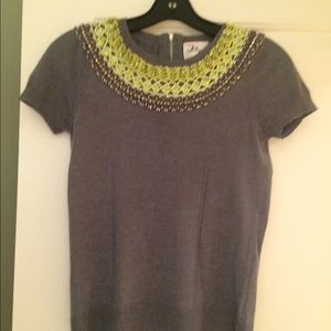 Short sleeve sweater