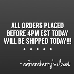 Shipping out all orders TODAY!! (April 14)