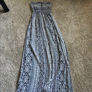 Tribal print maxi dress