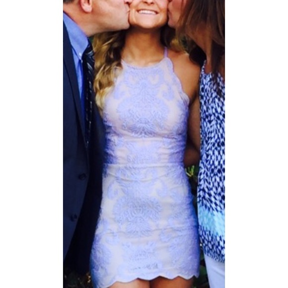 Hello Molly Purple Lace Dress