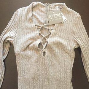 Cute sweater one piece