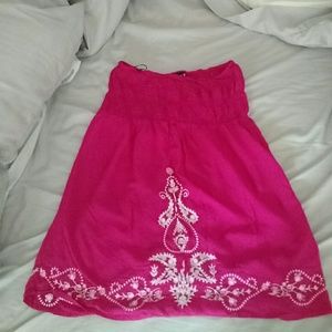 Strapless Lightweight Mini Dress