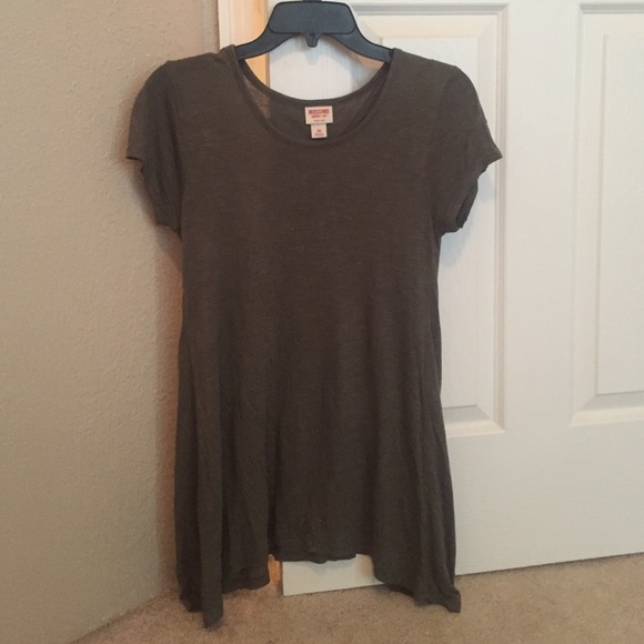Army green tshirt dress