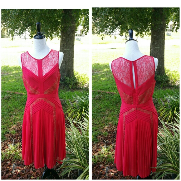 BCBG stunning red dress.