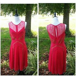 BCBG stunning red dress.