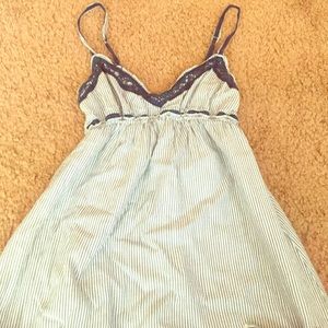 Blue and white striped dress from Hollister!