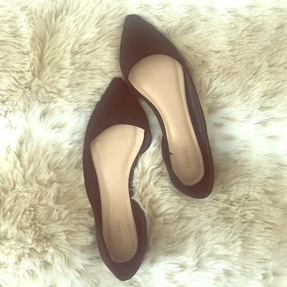 Forever 21 Black Suede Flats