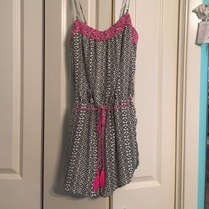 Super cute pink tassel romper🌷