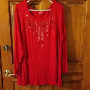 Women's 1x long sleeved top