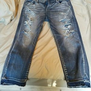 American Eagle cropped jeans