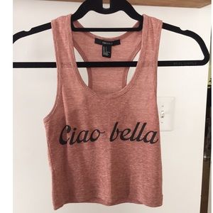 "Ciao Bella" Crop Top