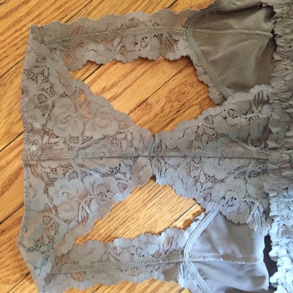 Taupe Lace Bralette - Picture 2 of 2