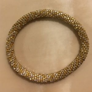 Gold and Silver Lilly and Laura Bracelet