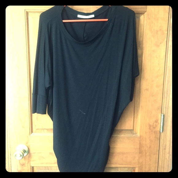 41Hawthorn Black Dolman Sleeve Top