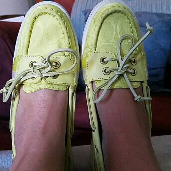 Coach deck shoes