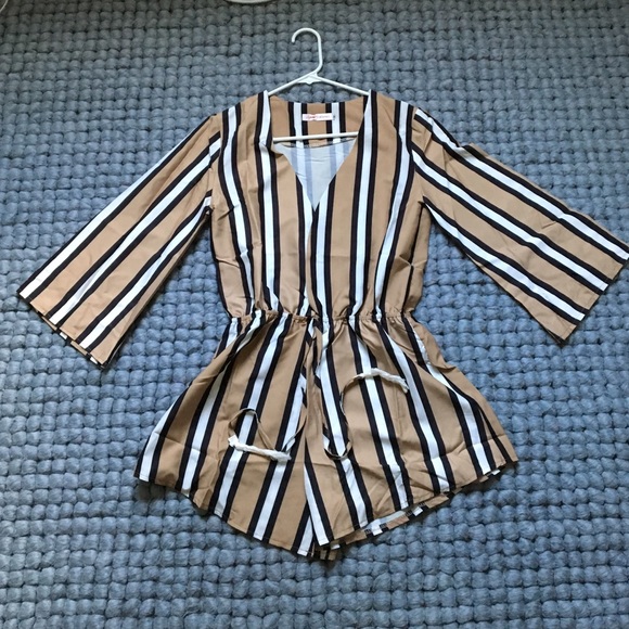NEW striped romper