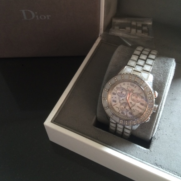 SOLD!!!!!! Dior Christal 38mm Watch