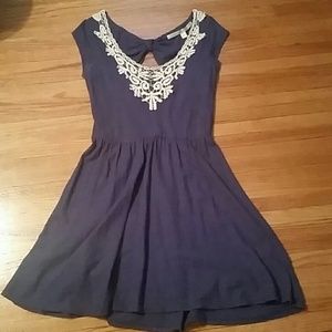 LC blue dress