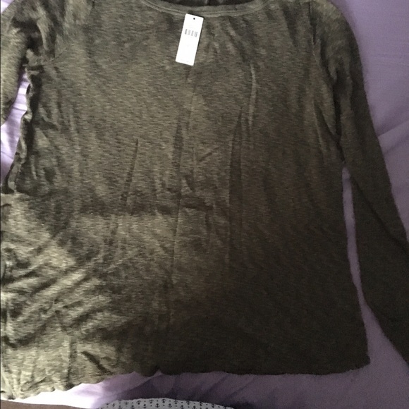 SOLD. Anthropologie top size XL olive color